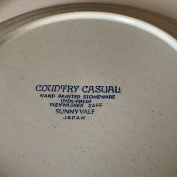 Vintage Country Casual “Sunnyvale” Dinner Plates, Set of 2 - Picture 9 of 10